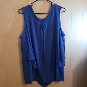 Vince Camuto blue blouse